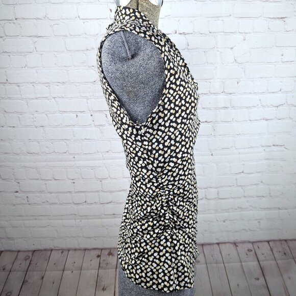 Vince Camuto Polka Dot Sleeveless Top M - Picture 3 of 6